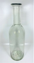 Tall Glass Vase Recycled Clear 4&quot; Base x 14.5&quot; H - £15.58 GBP