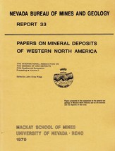 Papers on Mineral Deposits of Western North America by John Drew Ridge - £19.57 GBP