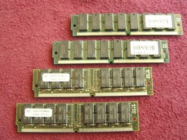 Four sticks of 72 pin SIMMS EDO 60ns  128mb total - $19.00