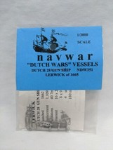 Navwar Dutch Wars 28 Gun Ship Lerwick Of 1665 1/3000 Miniature  - $301.06 MXN