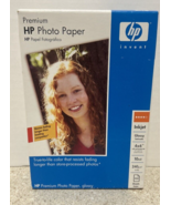 HP Premium GLOSSY 4X6 Ink Jet Picture Photo Paper 100 SHEETS 10mil Papel... - $7.91