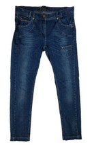 Sportalm Womens Blue Stretch Denim Jeans Size 34x32 Decorative Pockets Whiskered - £32.85 GBP