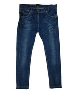 Sportalm Womens Blue Stretch Denim Jeans Size 34x32 Decorative Pockets W... - £32.83 GBP
