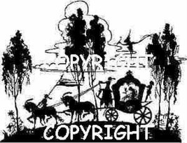 FAIRYTALE CARRIAGE BRAND NEW mounted rubber stamp - $7.50