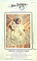 Doll Emporium PATTERN Sweet Confection Christening Dress Bonnet - $16.33