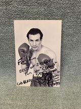 Autographed Photograph Boxer Boom Boom Mancini  KG - $24.75
