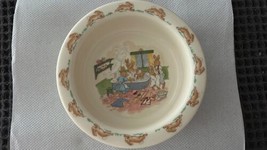 Royal Doulton Bunnykins Bowl Bath Time Theme Washing Vintage Made in Eng... - $8.61