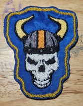 10456  Viking Skull  - Iron On/Sew On Patch - £4.68 GBP