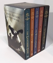Percy Jackson &amp; The Olympians Complete Series 5-Books Rick Riordan 1st Ed Disney - £73.36 GBP