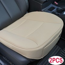 2Pc Luxury Pu Leather 3D Full Surround Car Seat Protector Seat Cover Accessories - £57.47 GBP
