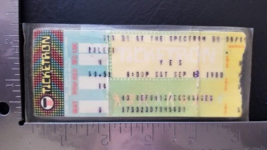 YES / JON ANDERSON - VINTAGE LAMINATED SEPTEMBER 13, 1980 CONCERT TICKET... - $10.00