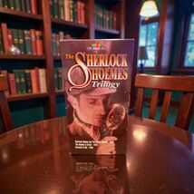 The Sherlock Holmes Trilogy VHS 3-Tape Box Set Mystery Classics Tested - $10.89