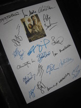 The Lord of the Rings The Two Towers Signed Movie Film Script X19 Autograph Elij - £15.61 GBP
