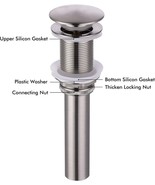 KES S2008D-BN  Bathroom Faucet  Pop Up Drain Stopper Brushed Nickel  No ... - $20.72 CAD