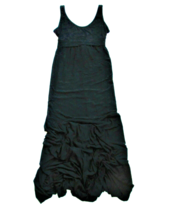 NWT Rachel Pally Black Scoop Neck Tie Back Jersey Maxi Dress XS - £56.81 GBP