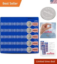 100-Pack CR2032 3V Lithium Coin Cell Batteries - Reliable Power for Devices - $923.62 MXN