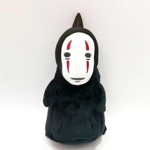New  No Face Man Kids Backpack Cute Plush Children Schoolbag Black Color - £107.95 GBP