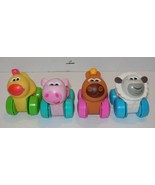 2009 PLAYSKOOL WHEEL PALS REPLACEMENT Sheep Horse Chicken Pig Wheels Far... - €30,35 EUR