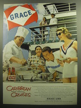 1957 Grace Line Cruise Ad - $18.49