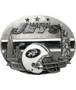 New York Jets Licensed Nfl Helmet Belt Buckle - £15.63 GBP