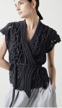 Brunello Cucinelli Cashmere Opera Handmade Crochet Cardigan Gilet NWT $7900 - £1,602.86 GBP