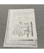 TRI CHEM 6973 7335 KISSING IS CATCHING GIRL BOY FLOWERS w/ Instructions - €9,23 EUR