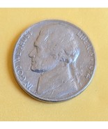 1974 Jefferson Nickel No Mint Mark &amp; Rim Error Coin - €21,66 EUR