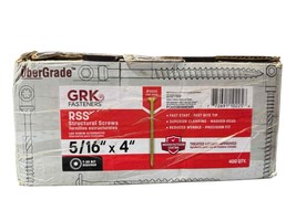 NEW GRK Fasteners 400 Pieces RSS Structural Screws 5/16&quot; x 4&quot; - $197.99