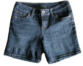 a.n.a Women&#39;s Blue Denim 6&quot; Shorts Flap Pockets ~27/4~ - £6.86 GBP