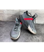 Nike Air Zoom Sneakers Boys Kids 6Y Crossover Basketball Shoes Gray DC52... - $38.64 CAD