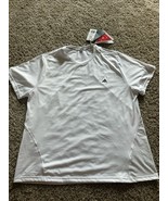 adidas Women&#39;s Training T-Shirt Pull Over Short Sleeve White Size XL Log... - $34.67 CAD