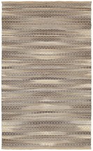 9' X 12' Gray and Tan Striated Runner Rug - $792.49