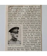 1917 World War 1 Preparations Article Major General CR Edwards Military ... - €17,17 EUR 1917 World War 1 Preparations Article Major General CR Edwards Military ... - €17,17 EUR