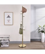 Kings Brand Furniture - Brass Hyre 8 Hook Entryway Hall Tree Coat And Ha... - €55,92 EUR