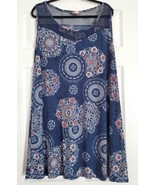 SJS Women&#39;s Maxi Dress Sleeveless Shift Cover up Sundress  Size 1X - £11.82 GBP