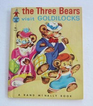 THE THREE BEARS VISIT GOLDILOCKS ~ Vintage Rand McNally Tip Top Elf Book - £6.00 GBP