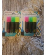 Office Depot Liquid Highlighter Multi-edge 3 Count Set Of 2 Packages - $18.69