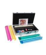 Open Box! White Swan American Aluminum Mahjong - Ivory Tiles - Silver - $157.28 CAD