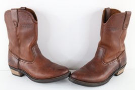 Vintage Streetwear Mens 9.5 M Water Repellant Oil Tanned Leather Cowboy ... - $98.95