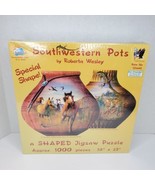 Southwestern Pots By Roberta Wesley A Shaped Jigsaw Puzzle  - £12.11 GBP