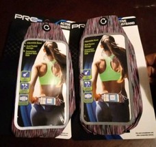  2 PRO STRENGTH ACTIVE WAISTBAND ADJUSTABLE BAND HOLDS PHONE (Y128) - $15.79