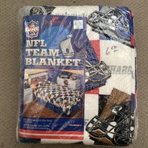 VTG NFL Team Blanket Fits Twin &amp; Full Size Beds The Northwest Company US... - £23.19 GBP