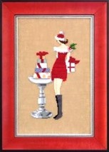 Complete Xstitch Materials "Red Dress Gifts NC171" By Nora Corbett - $29.69