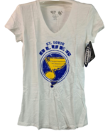 Concepts Sport Donna St.Louis Blues Scollo A V T-Shirt, Bianco, XL - $26.20 CAD