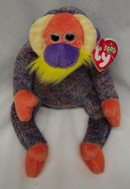 TY 2000 Beanie Baby BANANAS THE MULTI-COLORED ORANGUTAN 5&quot; Stuffed Anima... - £12.27 GBP