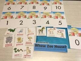 Who&#39;s Zoo House Learning Center- Math Mats MATS - Laminated Mats - £18.72 GBP