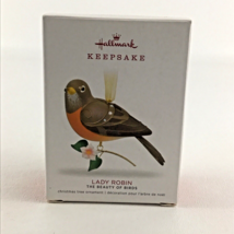 Hallmark Keepsake Christmas Ornament Beauty Of Birds Lady Robin Limited New 2018 - £47.38 GBP