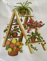 Vintage Sunset Stitchery Plant Ladder Crewel Embroidery Kit New Sealed 1977 - $554.85 MXN