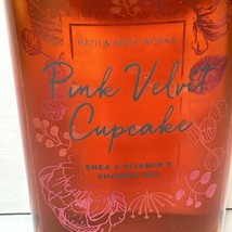 Bath &amp; Body Works PINK VELVET CUPCAKE Shower Gel Body Wash Shea 10 fl oz... - $10.99