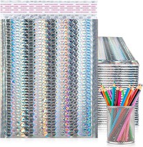 8.5x11 - 25 Metallic Bubble Mailers Padded Shipping Envelopes Mirrored Hologram - $32.09
